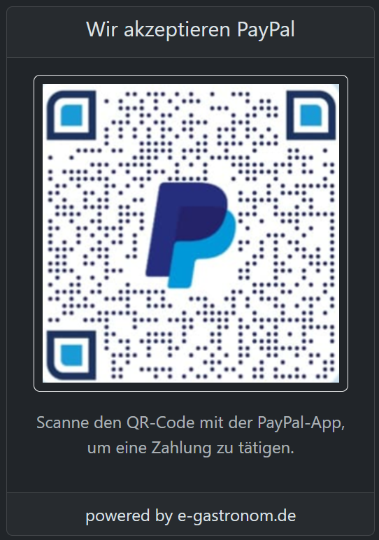 Beispiel eines PayPal QR-Codes.